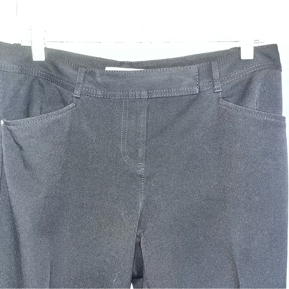 White House Black Market Black Straight Pants Women’s 4 Short - Picture 3 of 5